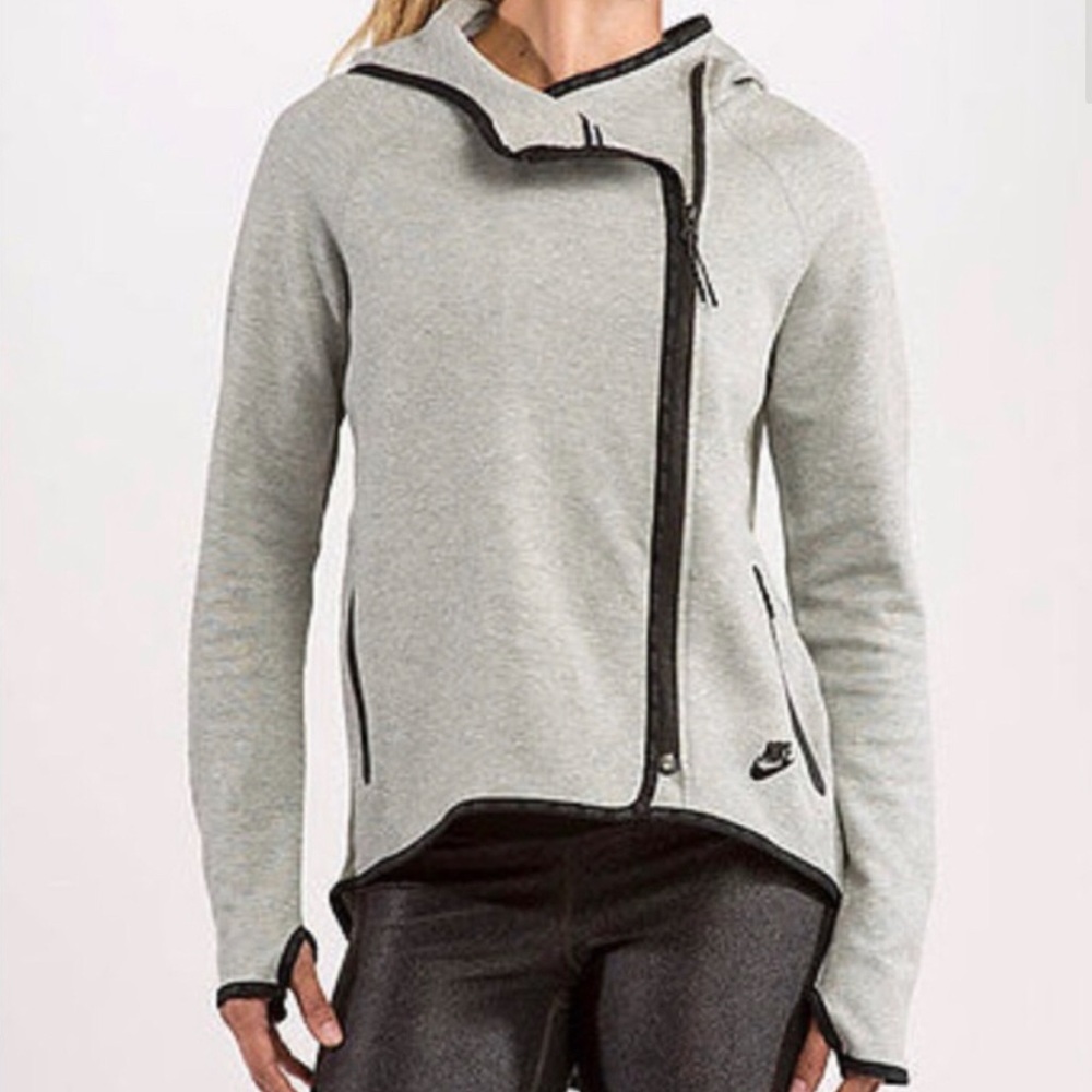 Nike Gray Tech Cape Hoodie